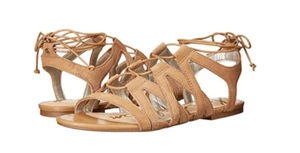 NEW SAM EDELMAN BOYDEN STRAPPY SANDALS WOMENS 9 TAN FREE SHIP - Picture 1 of 6