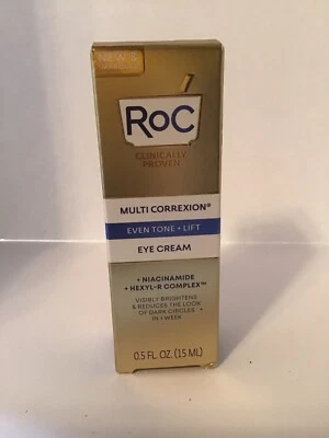 RoC Multi Correxion Even Tone + Lift Eye Cream-0.5 fl oz NIB! - Image 1 of 2