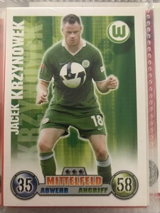 Match Attax 08/09 - Jacek Krzynowek 2008/2009 - Wolfsburg