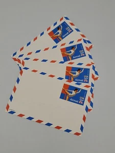 New Un-Used 1980 USA Olympics 21 Cents Airmail Postcards (Set of 4) Gymnastics - Picture 1 of 3