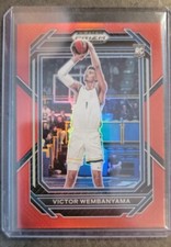 2023 PANINI PRIZM DRAFT PICKS VICTOR WEMBANYAMA ROOKIE RC 232  /299 RED PRIZM 🔥