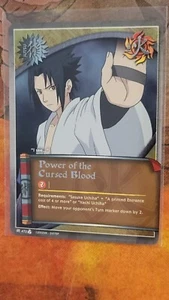 Naruto CCG Power of the Cursed Blood 472 Promo Foil Jutsu Fateful Reuinion Casi Nuevo - Imagen 1 de 1