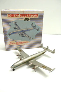  DINKY SUPERTOYS  SUPER CONSTELLATION  REF 60C   BON ÉTAT BOITE D'ORIGINE  - Picture 1 of 10