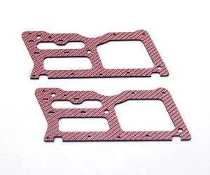 XTREME HELI ALIGN T-REX 250 RED CARBON FIBER LOWER FRAME (2) 11753R FLYBAR - Picture 1 of 1