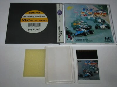 F-1 Dream F1 PC Engine HuCard Japan import US Seller - Image 1 of 4
