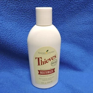 Young Living Thieves Mouthwash Alcohol Free No Synthetic Dyes or Flavors 8 fl oz - Picture 1 of 2