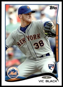 2014 Topps #557 Vic Black METS