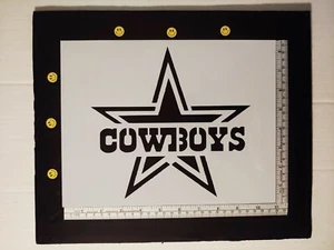 Dallas Cowboys Football 11" x 8.5" Custom Stencil FAST FREE SHIPPING - Picture 1 of 2