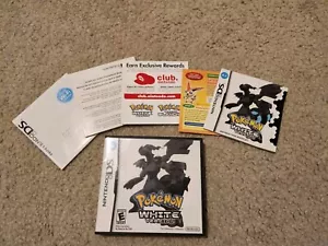 Pokémon White Version (Nintendo DS) Case & Manuals Only - No Game - Picture 1 of 4