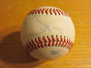Brett Nommensen Autografiado Firmado Rawlings Béisbol MLB Béisbol Tampa Bay Rays - Imagen 1 de 3