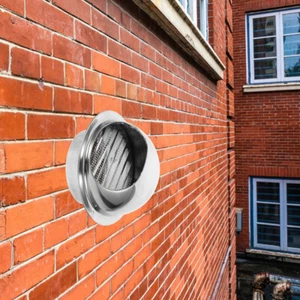 Stainless Steel Hood Exterior Wall Air Outlet Cap Outdoor Exhaust Vent Cover - Picture 1 of 12