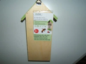 ZOOFARI 3 Floor Hanging Bee & Insect Hotel for Gardens, Bee, Butterfly, Ladybug - Picture 1 of 5