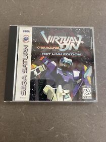 Virtual On Cyber Troopers Net Link Edition Sega Saturn Not For Resale CLEAN DISC