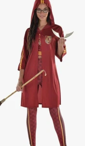Harry Potter -Womens Gryffindor Quidditch Costume/Halloween- Adult Med 6-8 - Picture 1 of 4