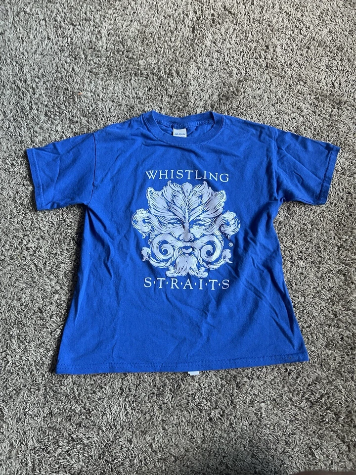 Gildan Kids Golf T-shirt Whistling Straights Golf Resort YS Youth Small - Image 1 of 4