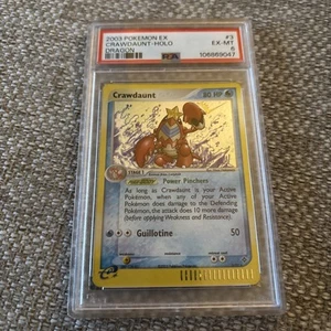 PSA 6 NM-MINT Crawdaunt 3/97 HOLO Ex Dragon Pokemon Card - Picture 1 of 1