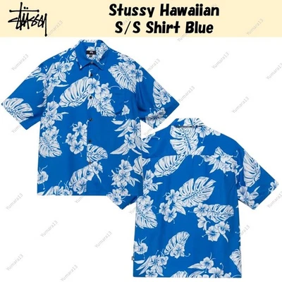 Camisa Stussy Hawaiian S/S Azul - Imagen 1 de 3