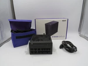 NZXT C1000 Gold ATX 3.1 Fully Modular PC Gaming Power Supply - Afbeelding 1 van 6