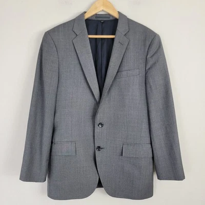 J Crew Tollegno 1900 Ludlow Blazer Mens 40S Gray Single Breasted Sports Jacket - Image 1 of 4