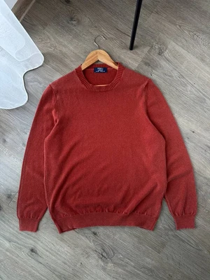 Suéter Fedeli Cashmere Naranja Para Hombre De Colección Foto 1 de 4
