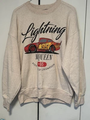 Sudadera suave pequeña nueva sin etiquetas Disney Pixar Lightning McQueen (0072) Foto 1 de 4
