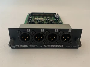 Yamaha MY4-DA 4-Channel Analog Output DA Card – Made in Japan – XLR – FREE RTNS - Picture 1 of 9
