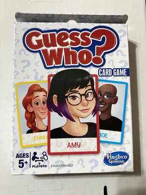 Juego de Cartas Guess Who - Hasbro Gaming 2-4 Jugadores Edades 6+4 Clásico NUEVO Foto 1 de 2