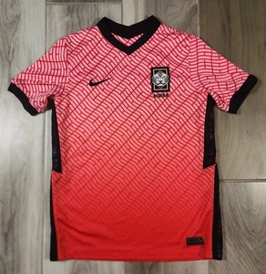 Camiseta Corea del Sur Grande Juvenil Rosa Negro Hogar Fútbol Kit 2020-21 Dri Fit Nike - Imagen 1 de 9