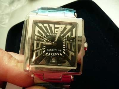 CERRUTI МУЖСКИЕ ШВЕЙЦАРСКИЕ КВАРЦЕВЫЕ ЧАСЫ ИЗ НЕРЖАВЕЮЩЕЙ СТАЛИ CT64311X403011 НОВЫЕ - Изображение 1 из 4