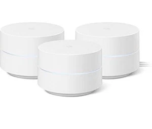 Google Wifi - AC1200 - Mesh WiFi System - Wifi Router - 4500 Sq Ft Coverage - Picture 1 of 2