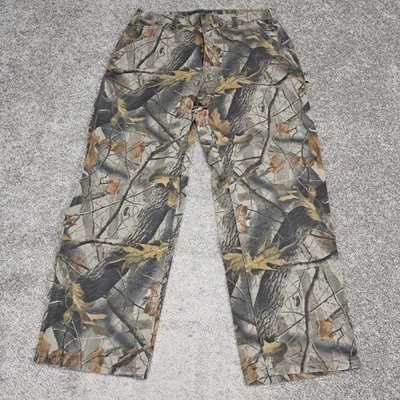 Pantalones de mezclilla para hombre Carhartt Dungaree Rit camuflaje 100 % algodón verde 36x30 Foto 1 de 4