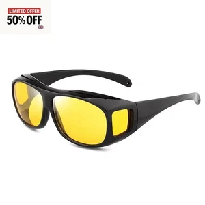 Gafas de conducción nocturna HD visión antideslumbrante lentes amarillas polarizadas tintadas unisex - Imagen 1 de 6
