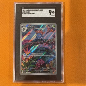 2023 Pokémon Obsidian Flames #198 Gloom Illustration Rare SGC 9 - Picture 1 of 2