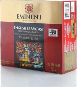 Eminent English Breakfast Pure Ceylon Schwarztee 100 Beutel - Bild 1 von 5