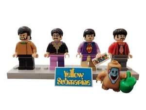 LEGO - The Beatles Complete Minifigure Set (No Accessories) (Only love 1x2 ) - Picture 1 of 1