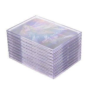 Kartenhüllen Toploader 10 Hart Acryl Kartenschutz Klar Card Brick + 2 - Bild 1 von 9