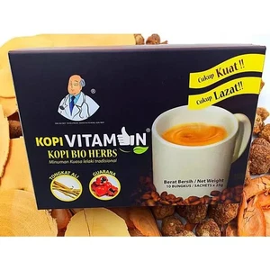 Kopi Vitamin BI0 Herbs Instant Coffee for Men Stamina Original 1 Box 10 Sachets - Picture 1 of 5