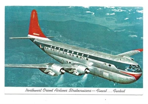 STRATOCRUISER - ca. 1953 Northwest Orient Airlines - Wasp Major - Double Decker - Bild 1 von 2