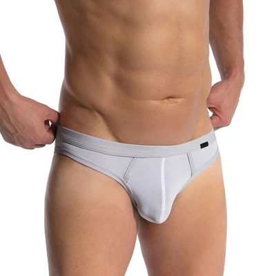 Olaf Benz RED2477 Retro Brief Hombre Ropa Interior Bikini Hombre Micro Malla Fresco Sedoso Foto 1 de 2