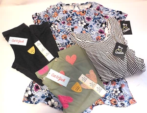 LOT OF 4 ALL NWT GIRLS SMALL 6/6X CAT & JACK LEGGINGS & ART CLASS TOP & ROMPER - Picture 1 of 7