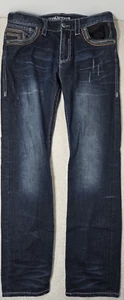 Affliction Herren Jeans 33 Long Grant dunkelblau ***siehe Zustand Beschr.*** - Bild 1 von 15