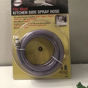 Danco 10341 - 48" Universal Kitchen 4' Clear Side Spray Sprayer Hose - Picture 1 of 3