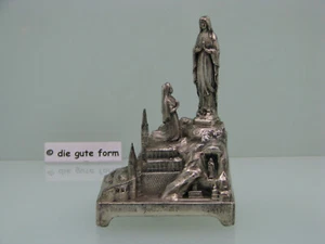 Sehr alte SPIELUHR versilbert - - - S. L. LOURDES - Made In France - - - - Bild 1 von 9