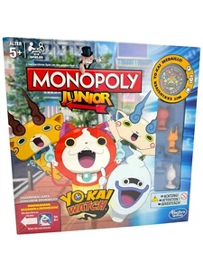 MONOPOLY Junior YO-KAI Watch Hasbro Game gioco NUOVO tedesco INKgrafix Toys A367 - Foto 1 di 7