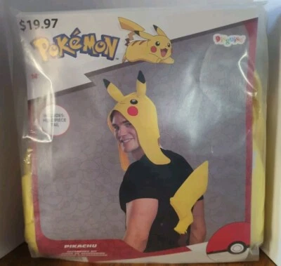 Adult Pokemon Pikachu Costume Accessory Kit Headpiece & Tail NEW Comicon Gofest - Image 1 of 4