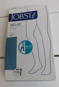 Jobst Relief Medical Compression Stockings 20-30 mmHg Small Beige Knee OT NEW - Picture 1 of 6