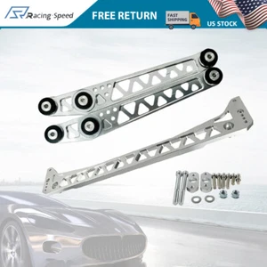 F7 Billet Lower Control Arm &Subframe Brace 96-00 Fit Honda Civic EK LCA - Picture 1 of 10