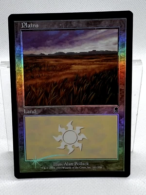 MTG Magic The Gathering Odyssey Land Plains Common Foil LP - Image 1 of 2