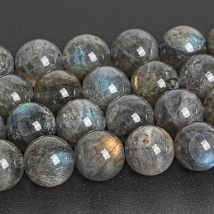 6MM Genuine Natural Blue Labradorite Beads Madagascar Grade AA Round Beads 15.5" - Picture 1 of 6