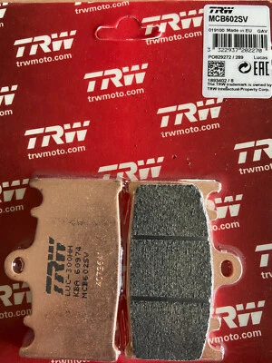 TRW Lucas Sinter Street Front Brake Pad Brake Pads MCB602SV Kawasaki Suzuki - Image 1 of 4